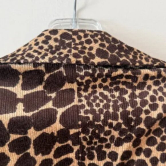 Trina Turk | Giraffe Print Corduroy Jacket - Picture 6 of 6